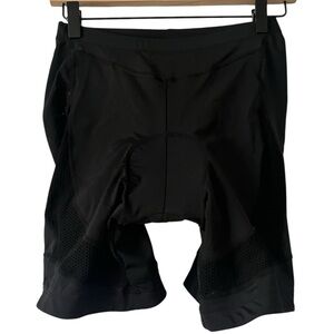 Beroy Black‎ Women's L Cycling Shorts Sporty Athletic Workout Padded Casual
